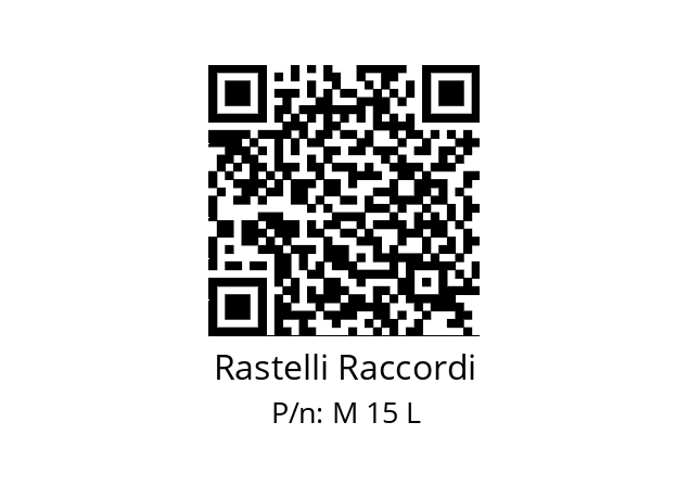   Rastelli Raccordi M 15 L