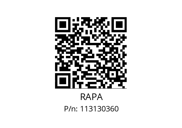   RAPA 113130360