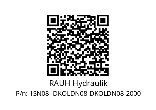   RAUH Hydraulik 1SN08 -DKOLDN08-DKOLDN08-2000