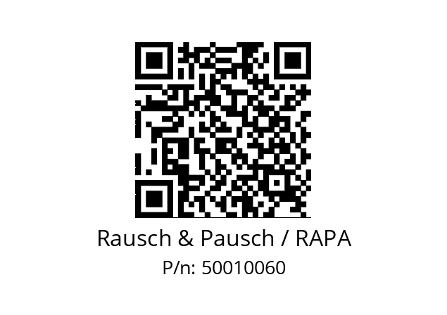   Rausch & Pausch / RAPA 50010060