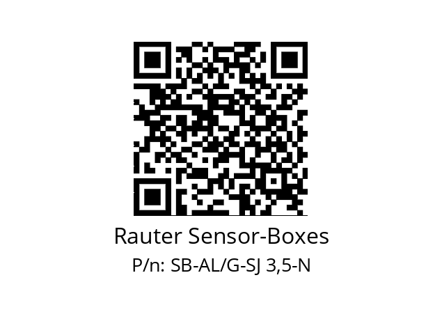   Rauter Sensor-Boxes SB-AL/G-SJ 3,5-N