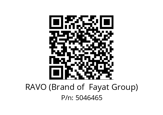   RAVO (Brand of  Fayat Group) 5046465