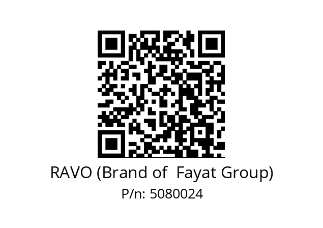   RAVO (Brand of  Fayat Group) 5080024