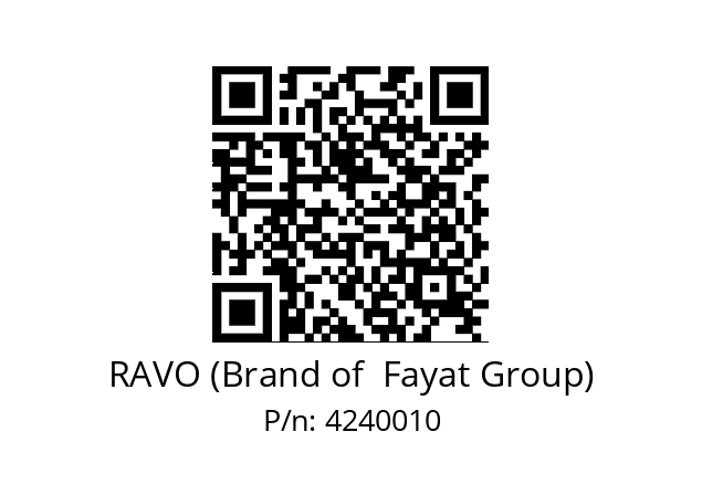   RAVO (Brand of  Fayat Group) 4240010