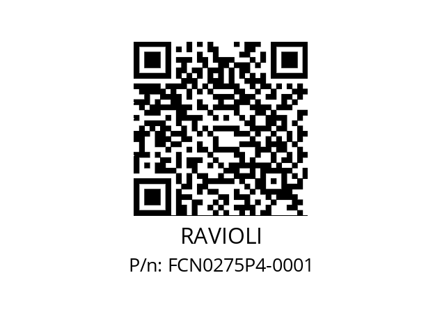   RAVIOLI FCN0275P4-0001