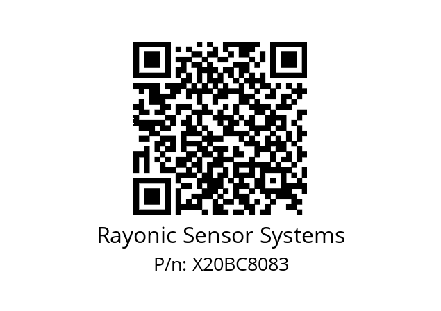   Rayonic Sensor Systems X20BC8083