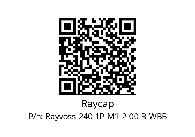   Raycap Rayvoss-240-1P-M1-2-00-B-WBB