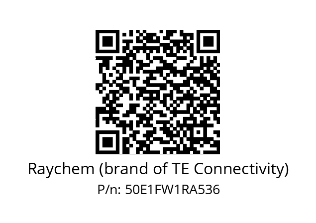   Raychem (brand of TE Connectivity) 50E1FW1RA536