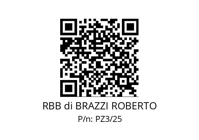   RBB di BRAZZI ROBERTO PZ3/25