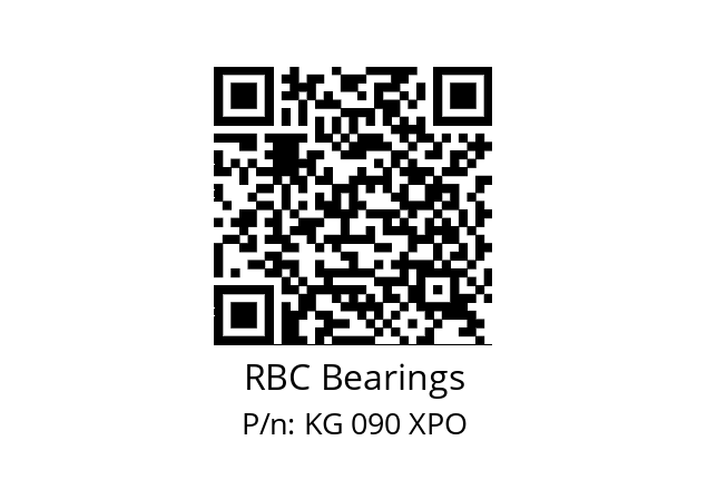   RBC Bearings KG 090 XPO