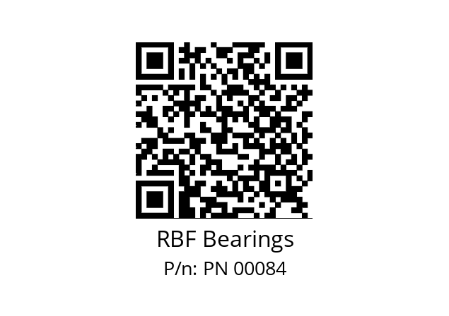   RBF Bearings PN 00084