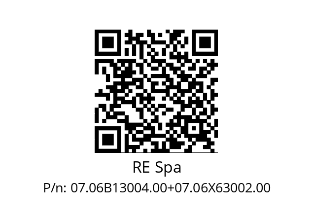   RE Spa 07.06B13004.00+07.06X63002.00