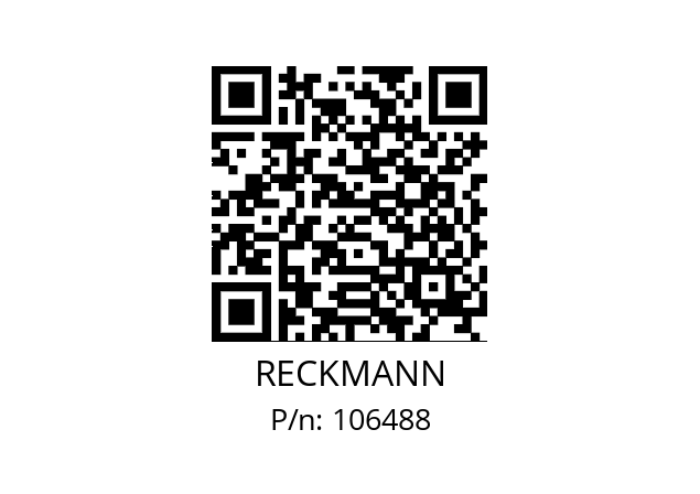   RECKMANN 106488