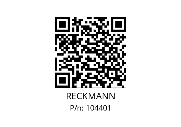   RECKMANN 104401