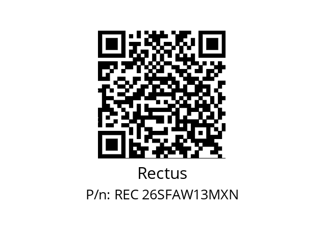   Rectus REC 26SFAW13MXN