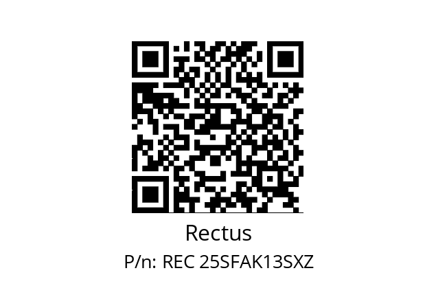   Rectus REC 25SFAK13SXZ