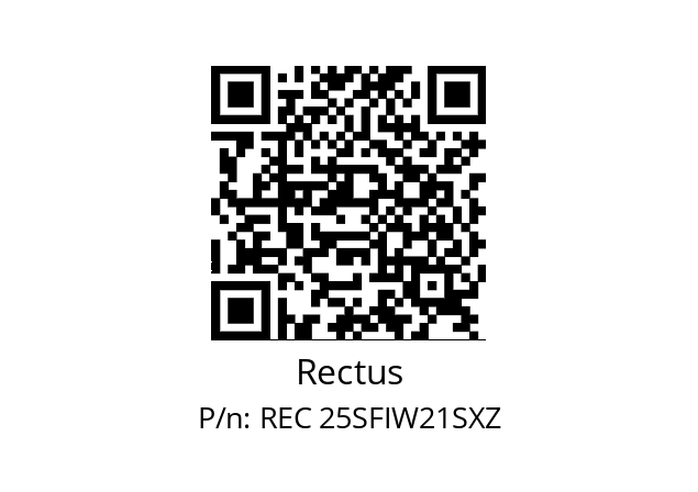   Rectus REC 25SFIW21SXZ