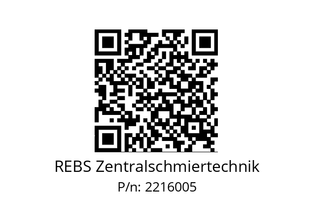   REBS Zentralschmiertechnik 2216005