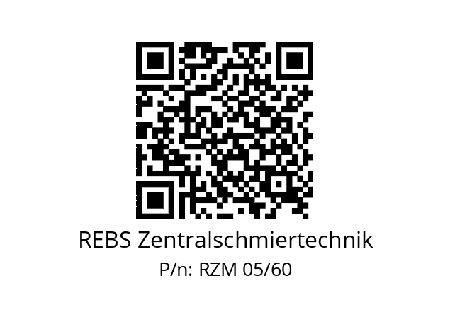   REBS Zentralschmiertechnik RZM 05/60