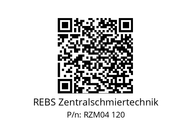   REBS Zentralschmiertechnik RZM04 120