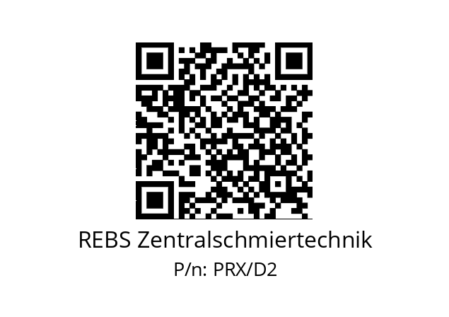   REBS Zentralschmiertechnik PRX/D2