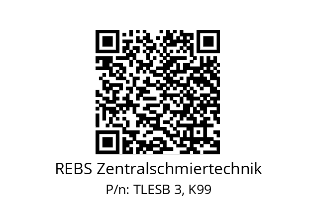   REBS Zentralschmiertechnik TLESB 3, K99�209A010