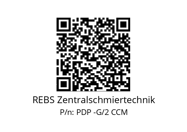   REBS Zentralschmiertechnik PDP -G/2 CCM