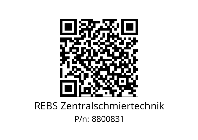   REBS Zentralschmiertechnik 8800831