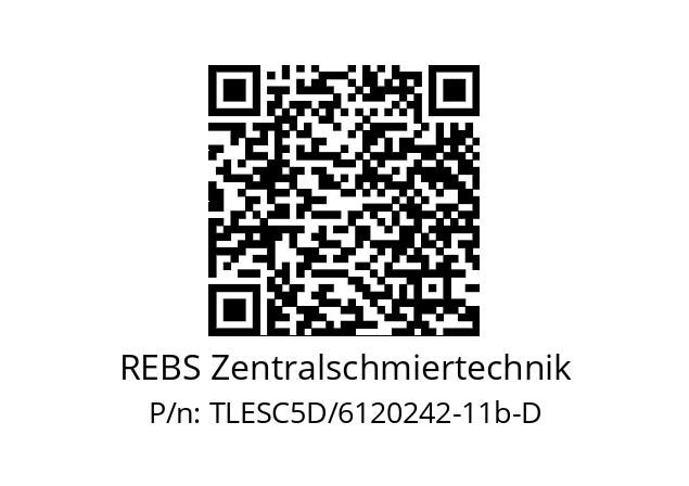   REBS Zentralschmiertechnik TLESC5D/6120242-11b-D