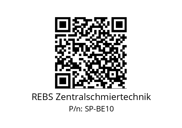   REBS Zentralschmiertechnik SP-BE10