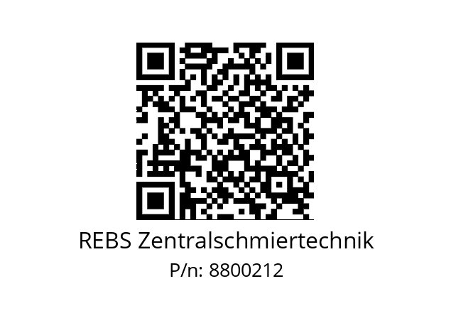   REBS Zentralschmiertechnik 8800212