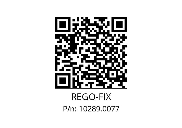   REGO-FIX 10289.0077