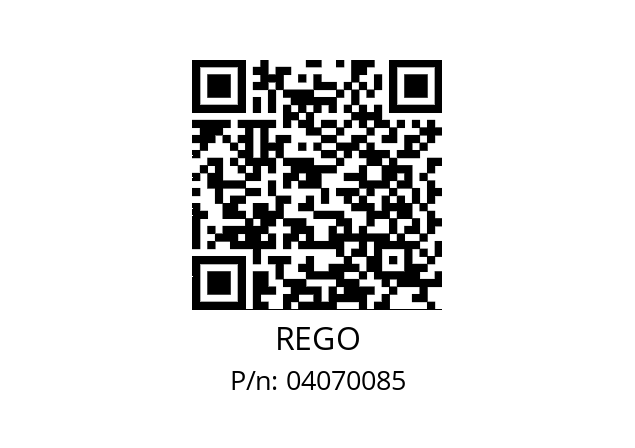   REGO 04070085