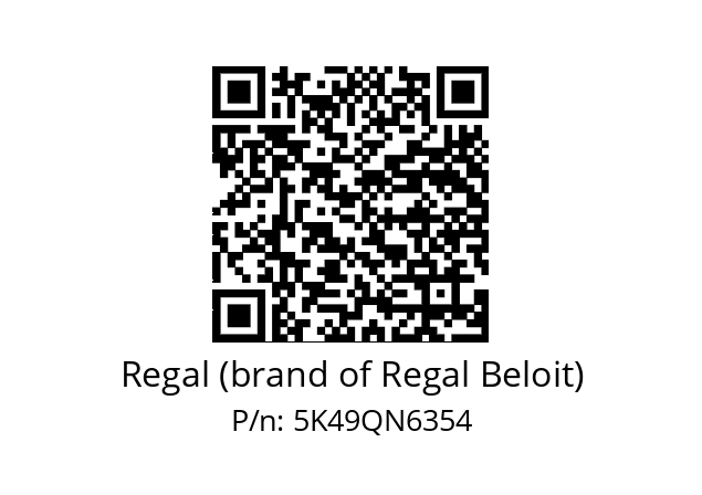   Regal (brand of Regal Beloit) 5K49QN6354