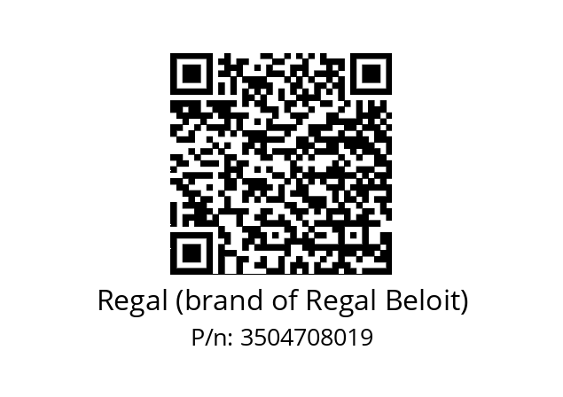   Regal (brand of Regal Beloit) 3504708019