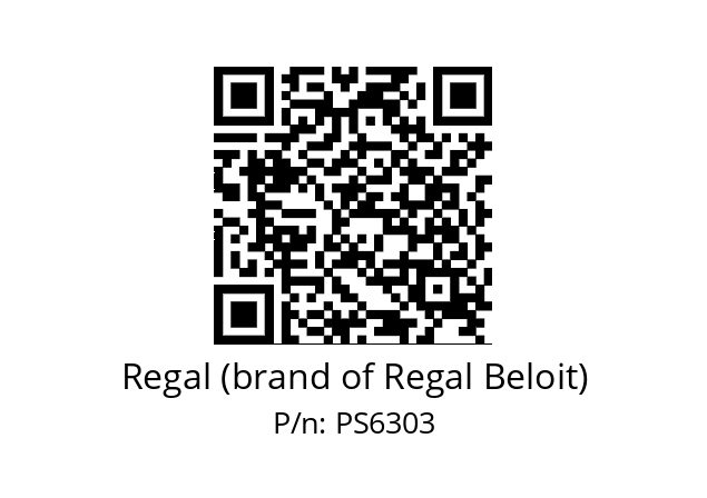   Regal (brand of Regal Beloit) PS6303