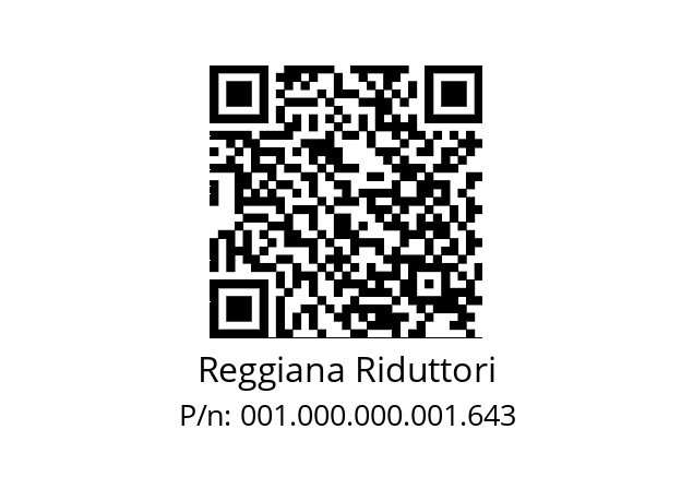   Reggiana Riduttori 001.000.000.001.643