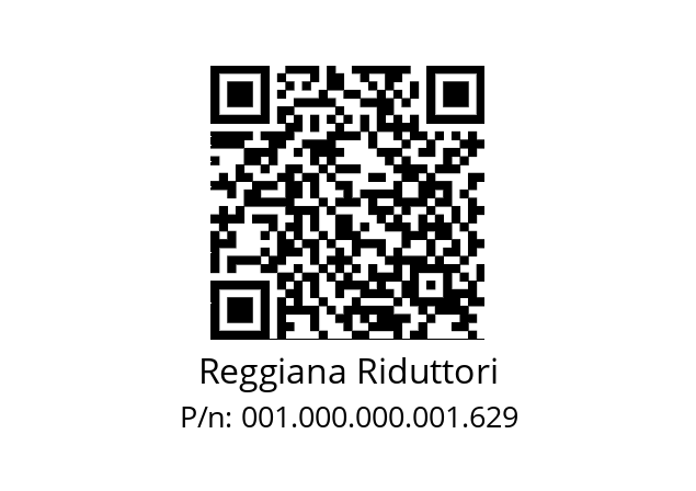   Reggiana Riduttori 001.000.000.001.629