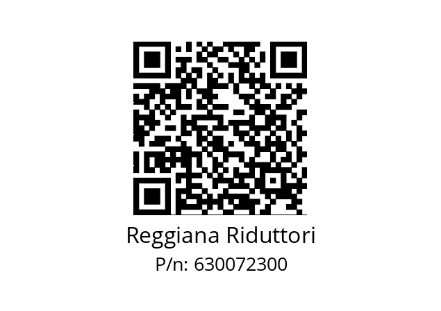   Reggiana Riduttori 630072300