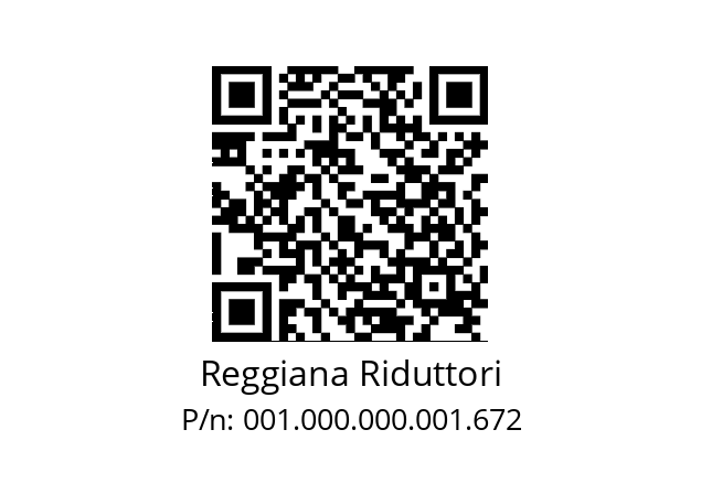   Reggiana Riduttori 001.000.000.001.672