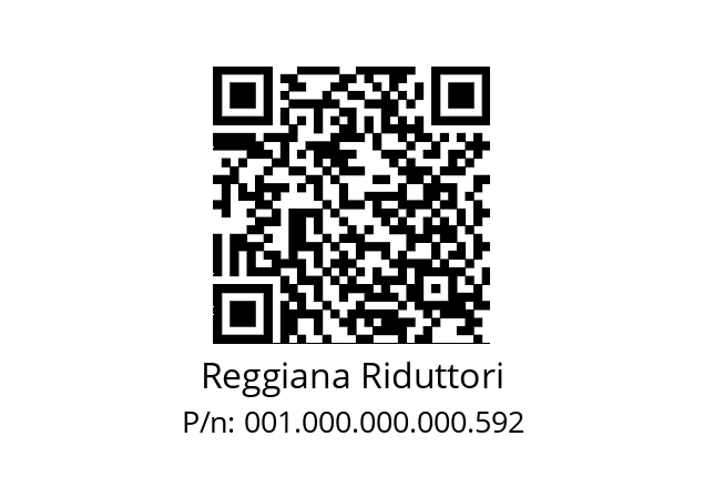   Reggiana Riduttori 001.000.000.000.592