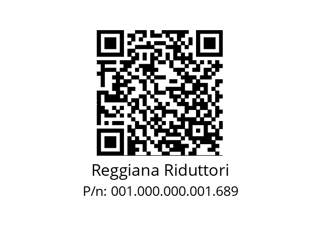   Reggiana Riduttori 001.000.000.001.689