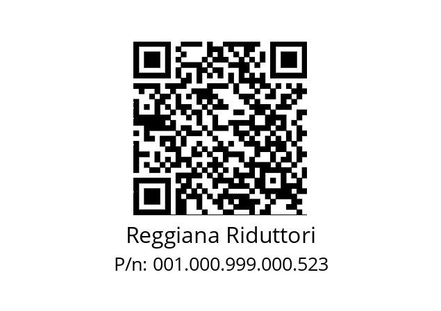   Reggiana Riduttori 001.000.999.000.523