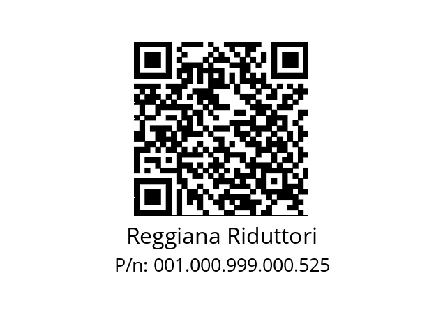   Reggiana Riduttori 001.000.999.000.525