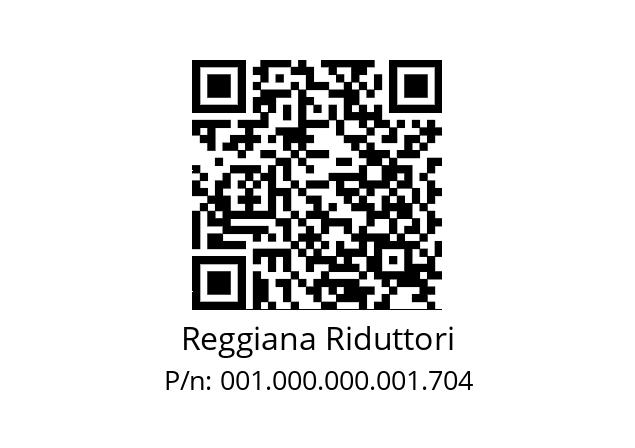   Reggiana Riduttori 001.000.000.001.704