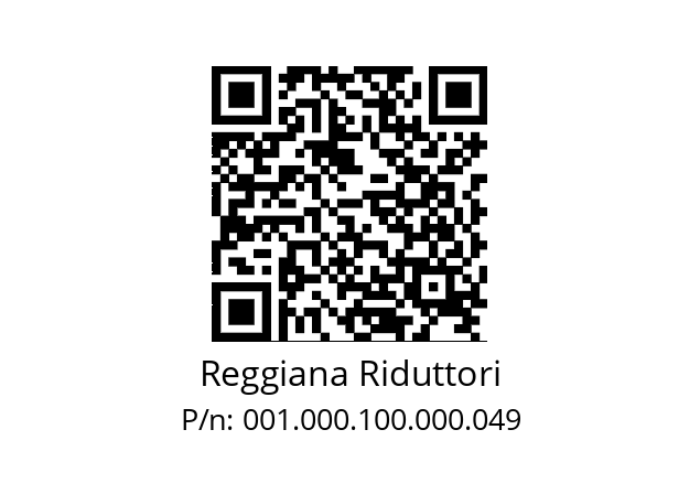   Reggiana Riduttori 001.000.100.000.049