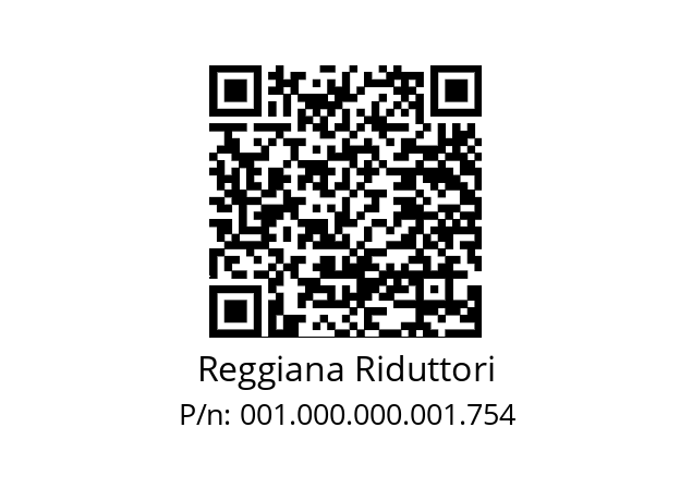   Reggiana Riduttori 001.000.000.001.754