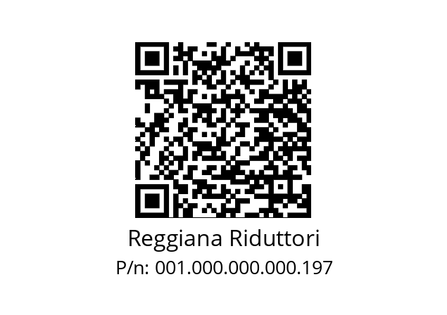   Reggiana Riduttori 001.000.000.000.197