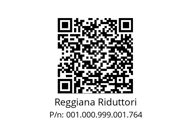   Reggiana Riduttori 001.000.999.001.764