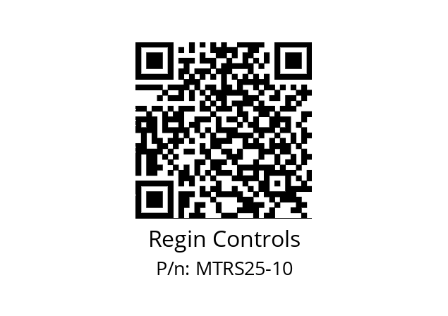   Regin Controls MTRS25-10